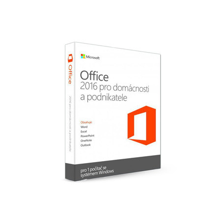 Microsoft Office 2016 pro domácnosti a podnikatele CZ T5D-02737